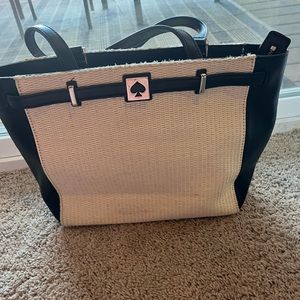 Kate spade straw purse. Used in great condition